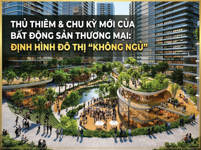 Thủ Thiêm & Chu Kỳ Mới Của Bất Động Sản Thương Mại: Định Hình Đô Thị “Không Ngủ”
