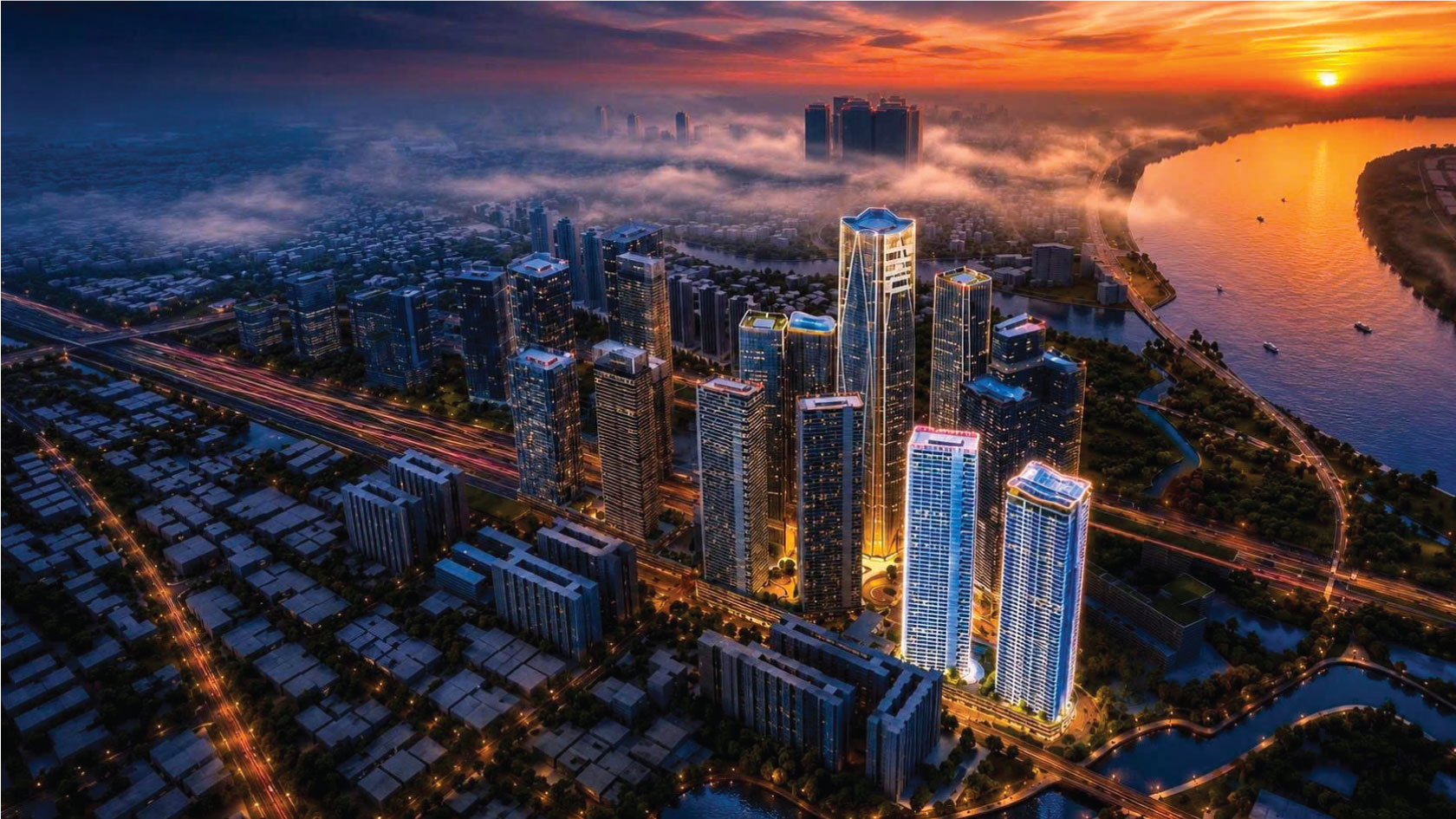 phối cảnh dự án the magneta