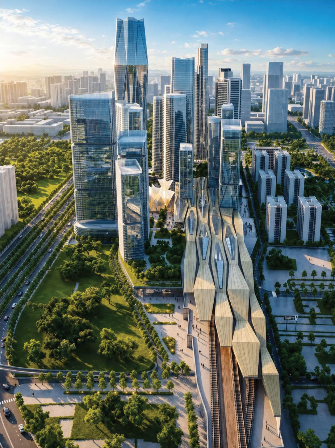 phối cảnh dự án the magneta