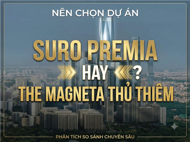Nên Chọn Dự Án Suro Premia Hay The Magneta Thủ Thiêm? Phân Tích Chi Tiết 2026